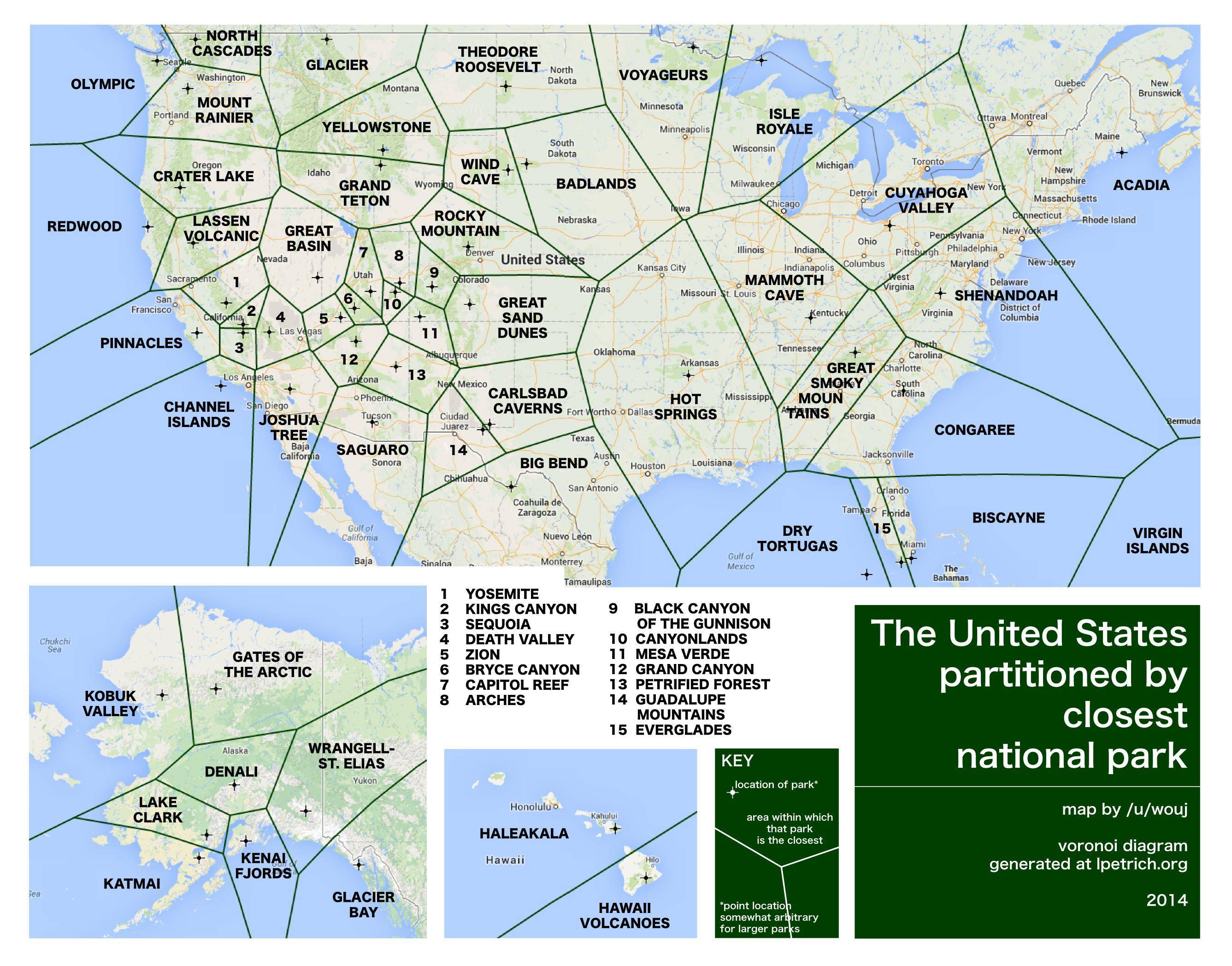 which-national-park-is-closest-to-you-landmass